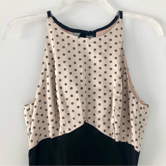 Vintage 90’s Dawn Joy Fashion Satin Bias Cut High Neck Floral Gown Maxi Dress - Picture 4 of 12